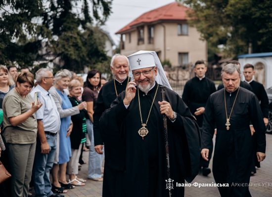 Семінарійний октет «Te Deum» супроводжував урочисті моління з Патріархом Святославом