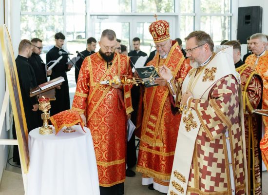 Блаженніший Святослав освятив гарнізонний храм святого Архистратига Михаїла на Прикарпатті